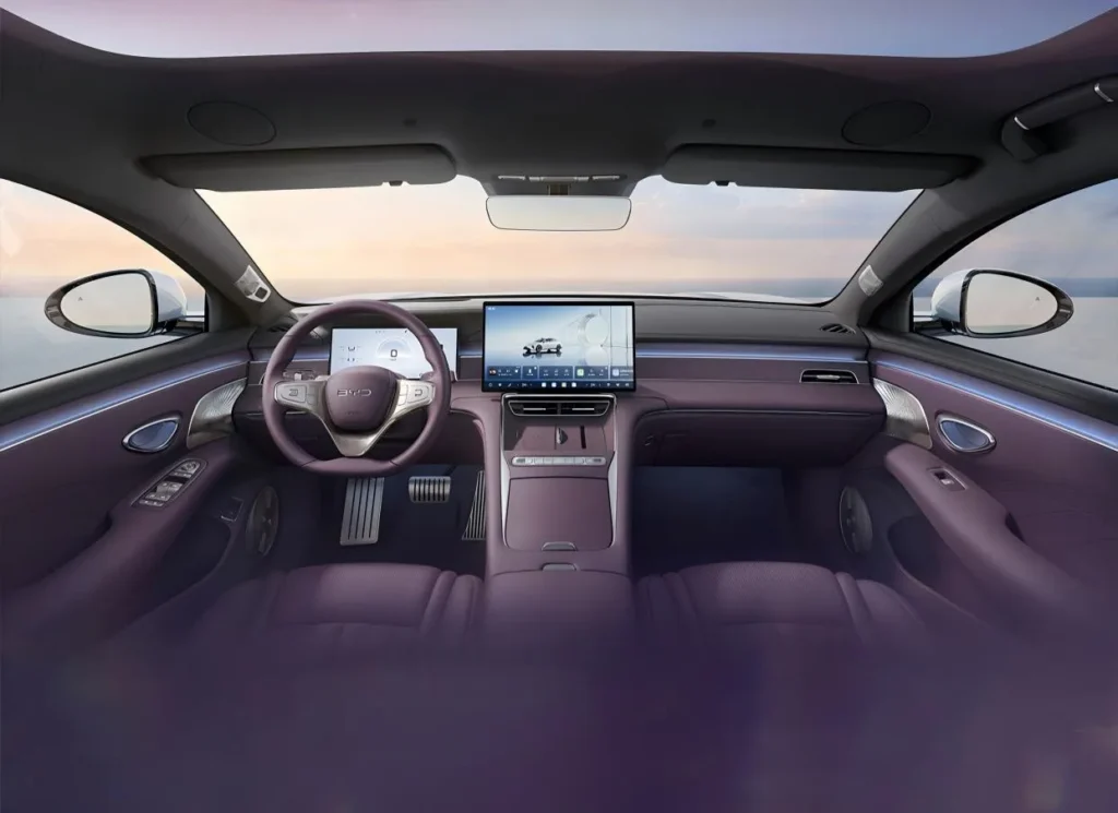 BYD Seal 08 with purple interior