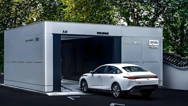 CATL’s Hong Kong battery swap station