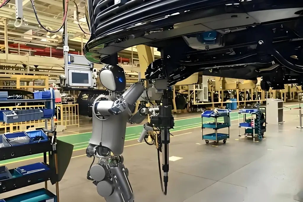 BYD robots are assembling cars