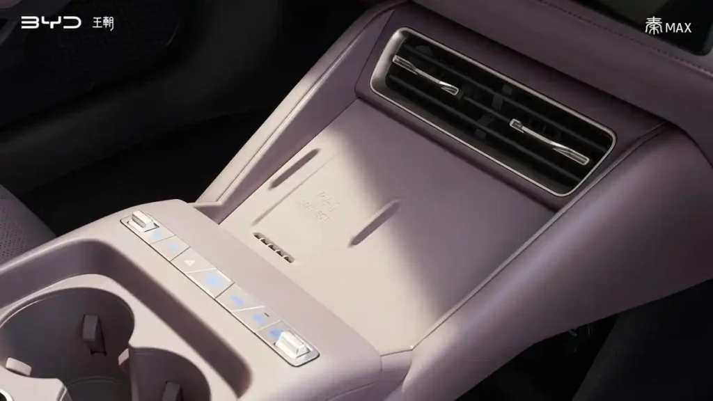 Qin MAX interior armrest