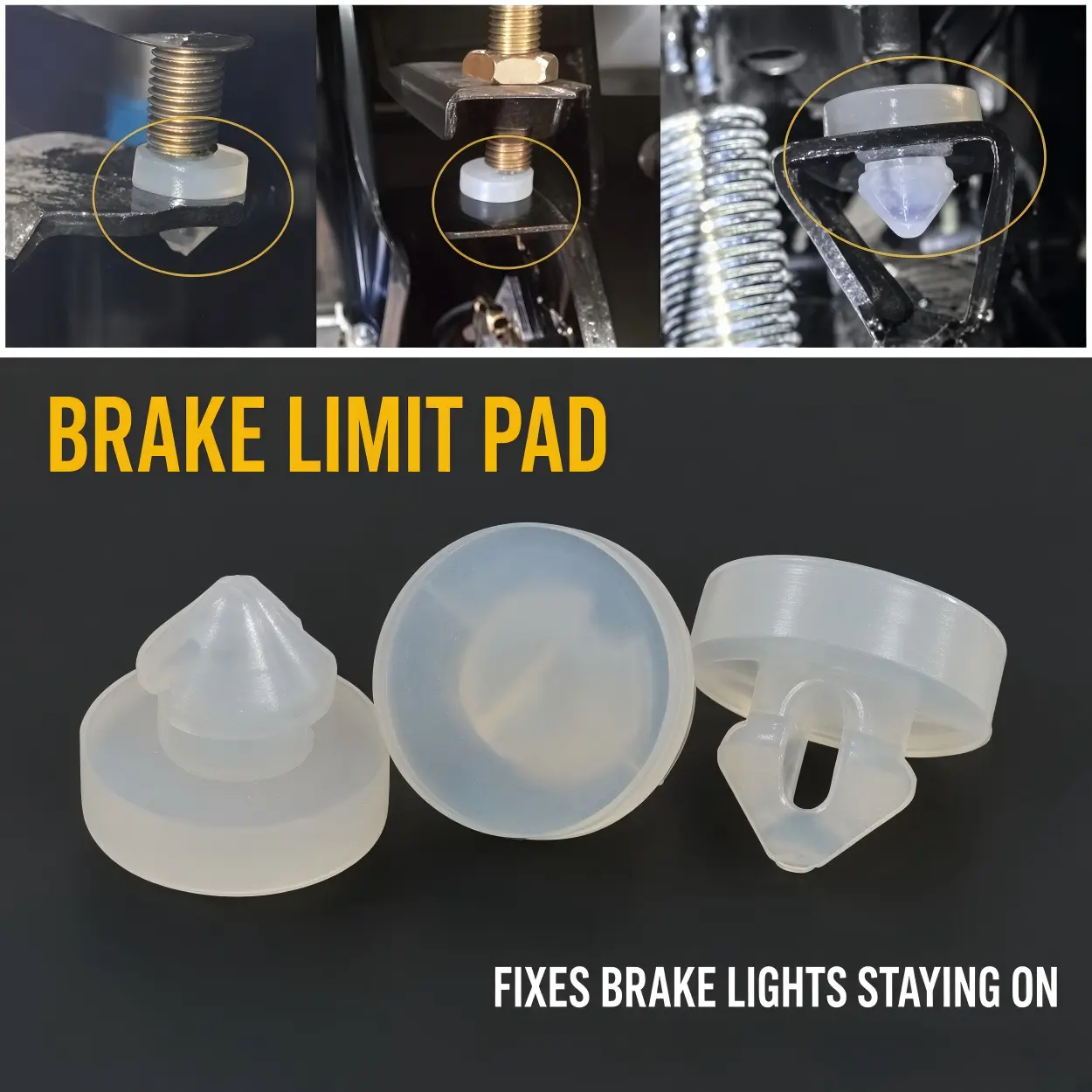 Brake limit pad, the part at the centre of the BYD recall