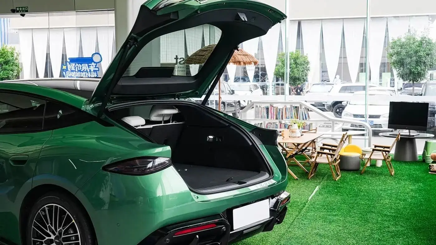 Fang Cheng Bao Formula S — tailgate and boot (green car)