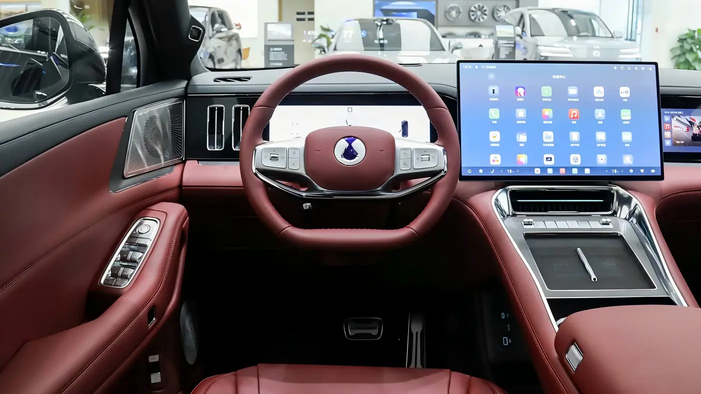 Interior of the BYD Denza N8L All-Electric