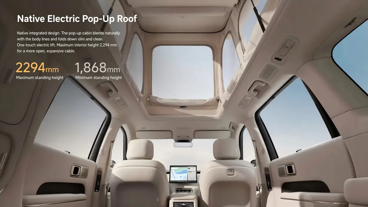Xiaomi Pengcheng N90 MAX Explorer Edition: Interior Space