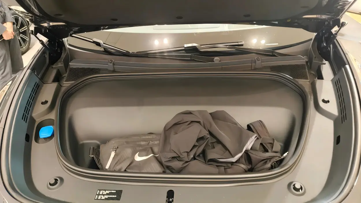 Audi E7X front trunk (frunk)