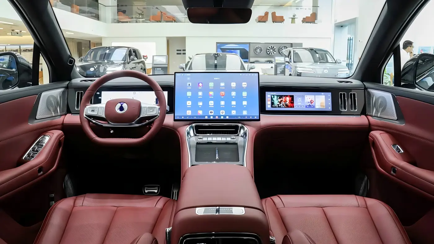Interior of the BYD Denza N8L All-Electric