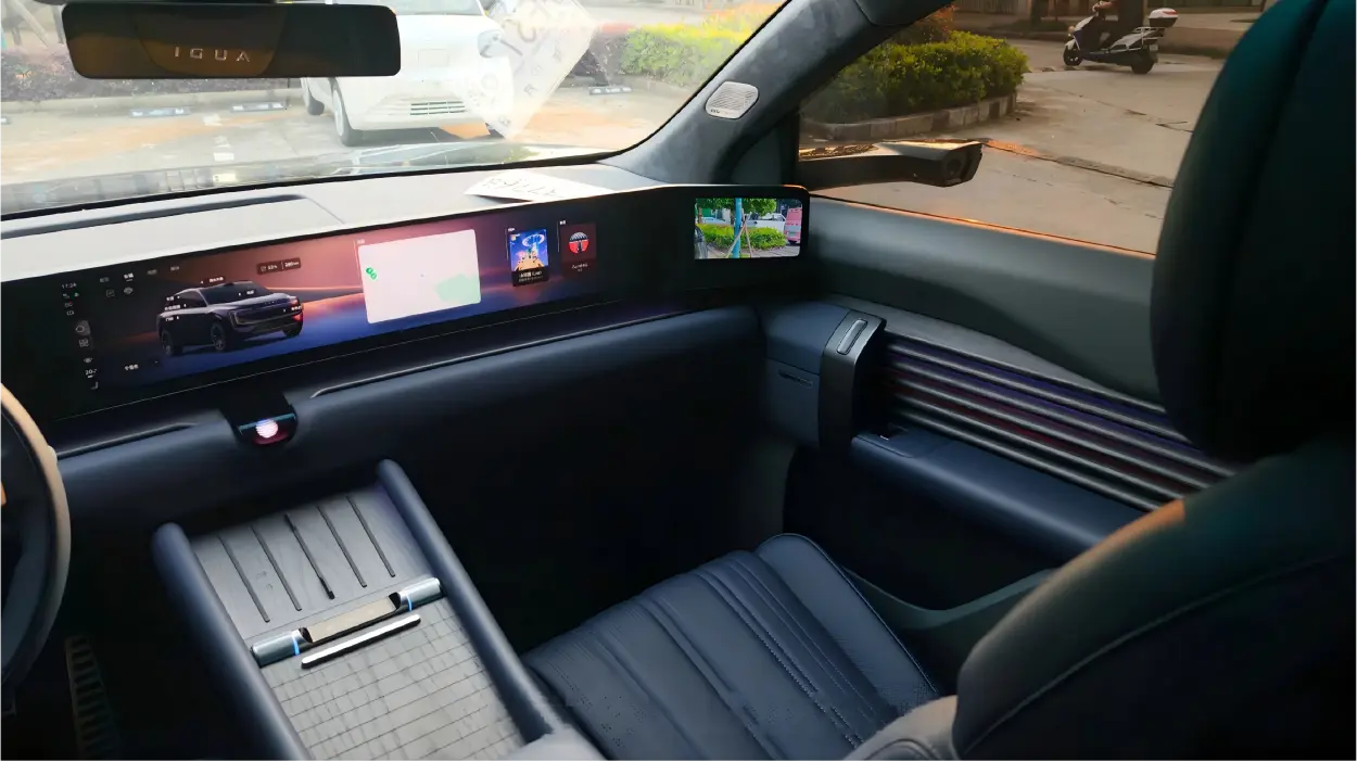 Audi E7X interior centre console