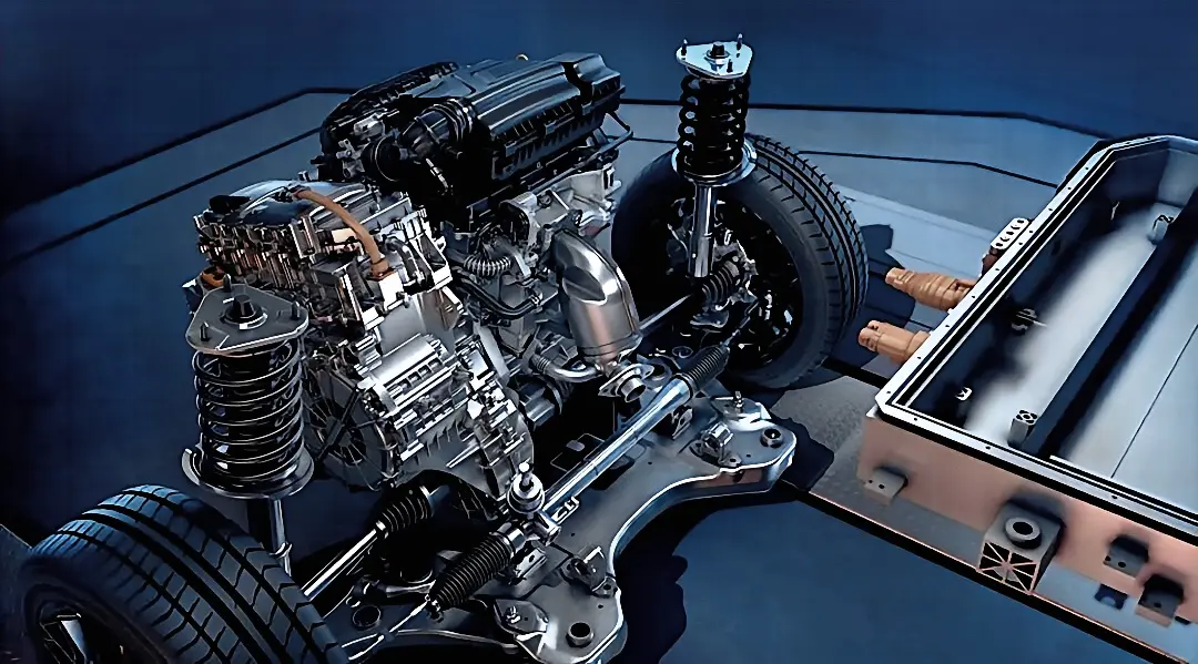 Rear drive unit and inverter assembly for a BYD electric vehicle