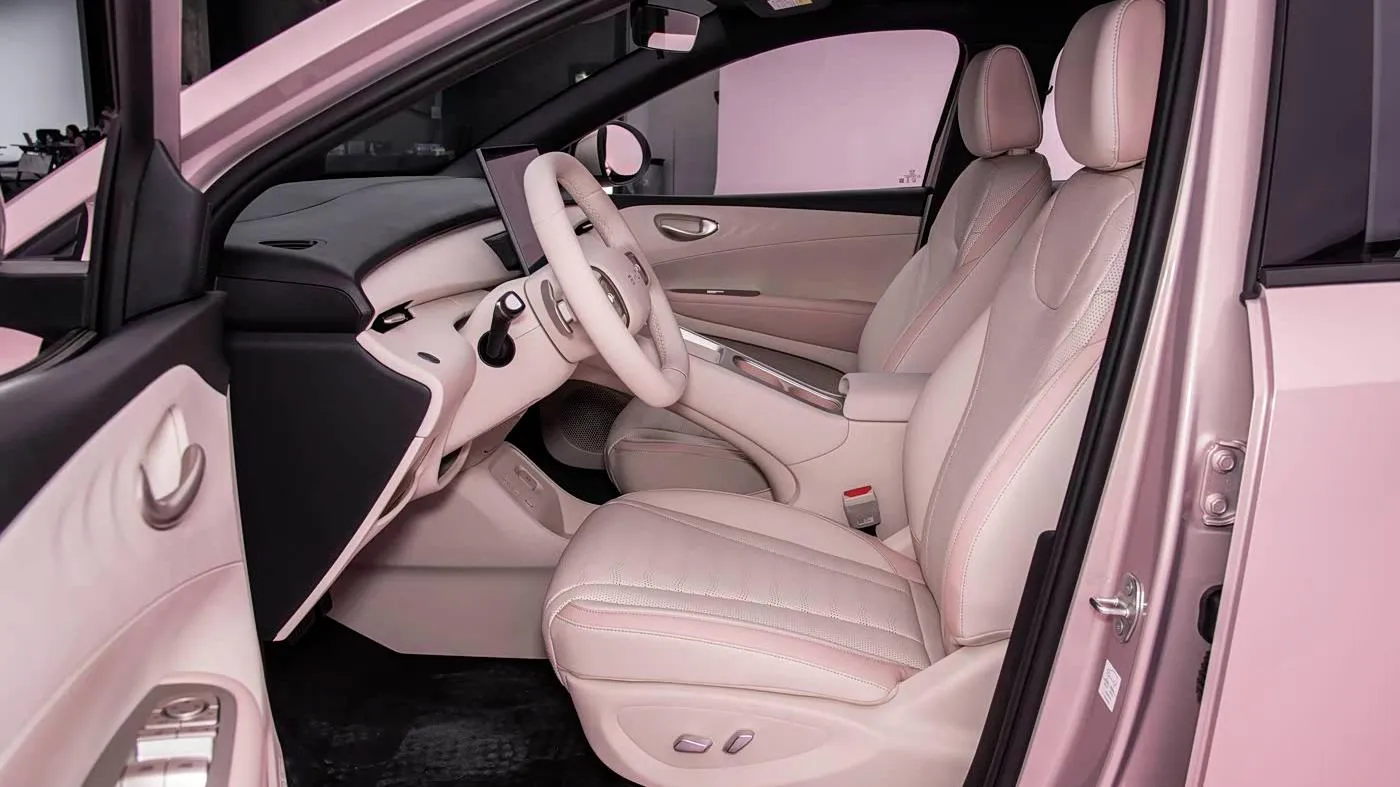 Front seats and door trim of the second-generation BYD Seagull